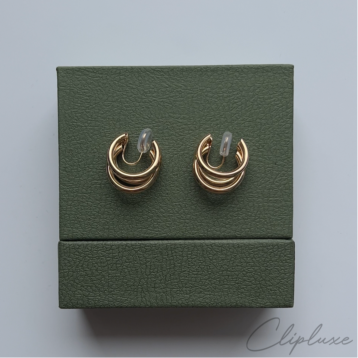 Tripple hoop Clip-on earring