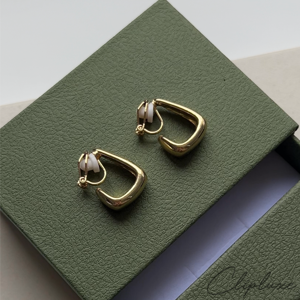 Small tear Clip-On Earring