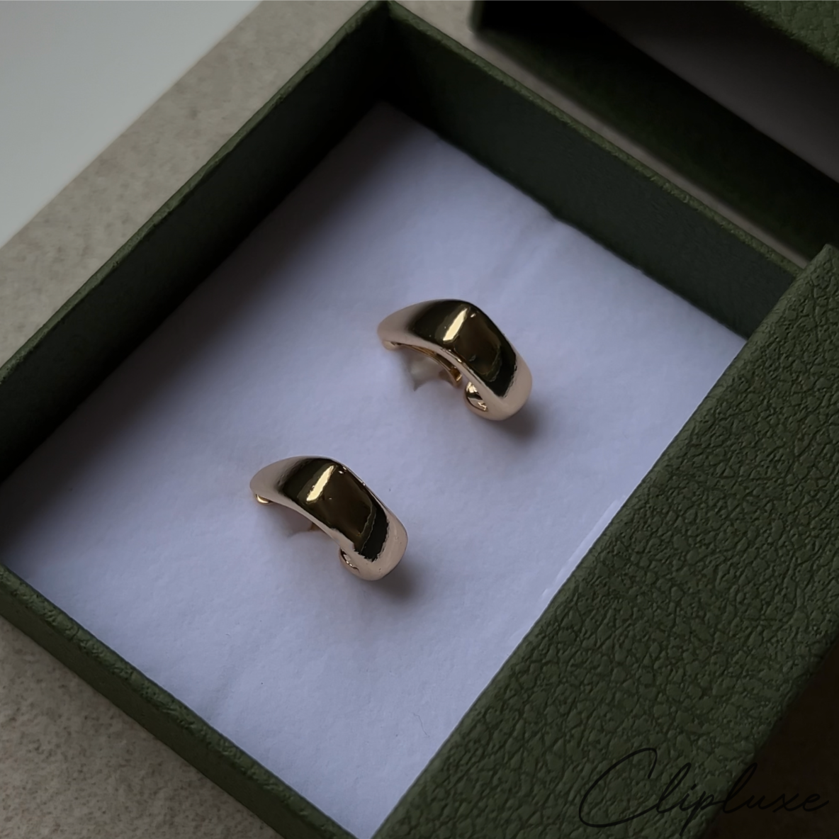 Small tear Clip-On Earring