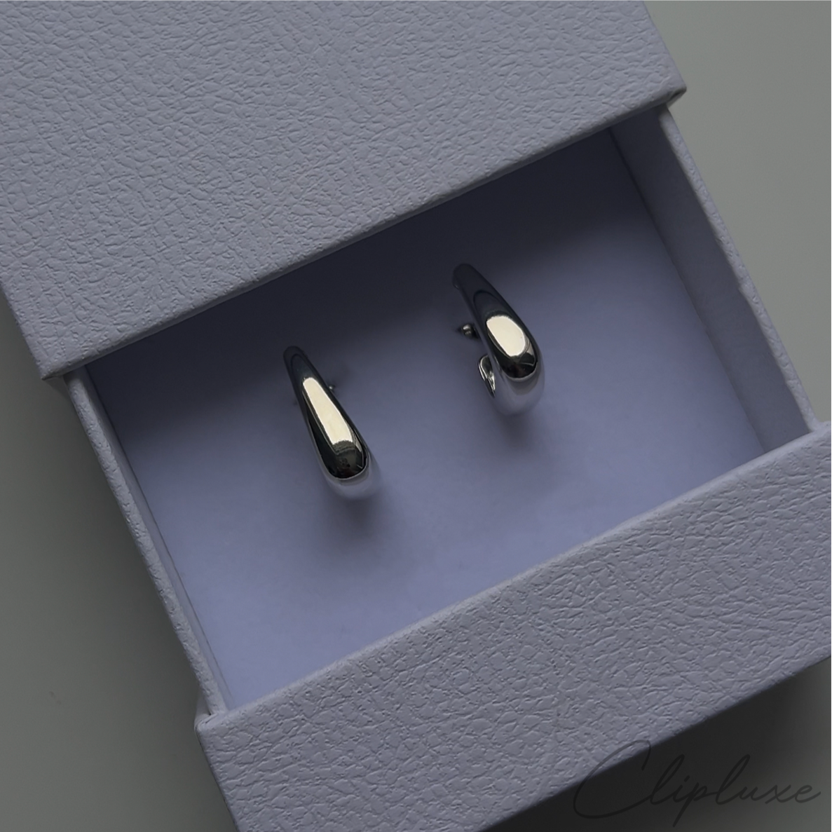 Small tear Clip-On Earring