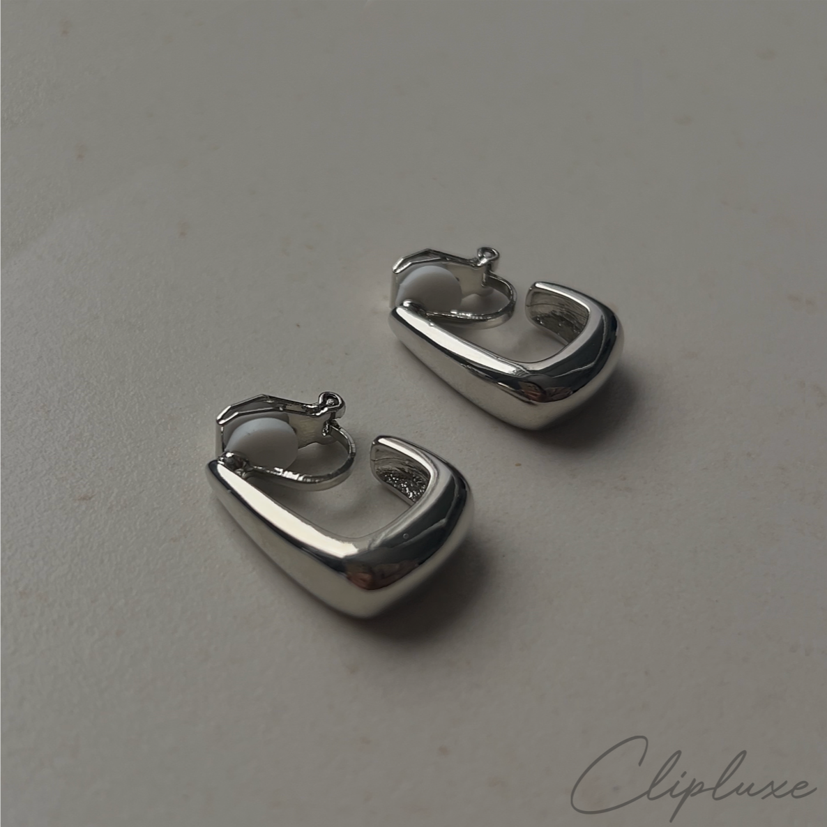 Small tear Clip-On Earring