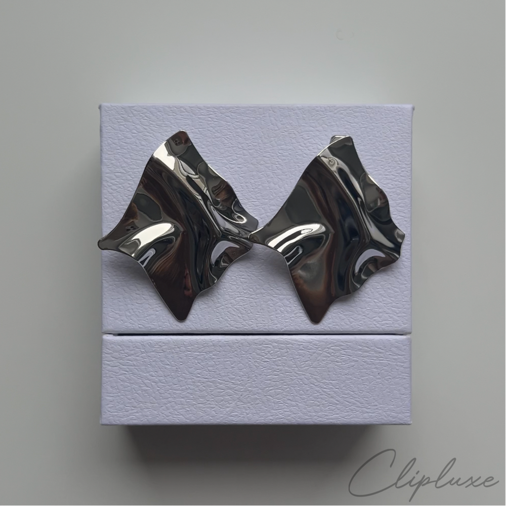 Irregular hanging Clip-on earring