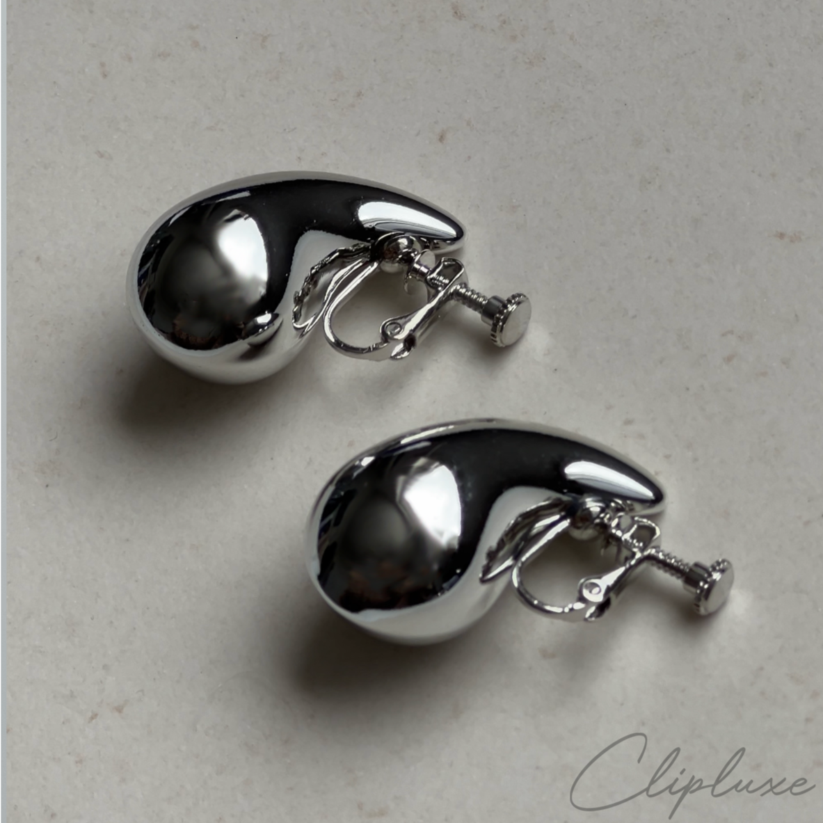 Raindrop Clip-on earring