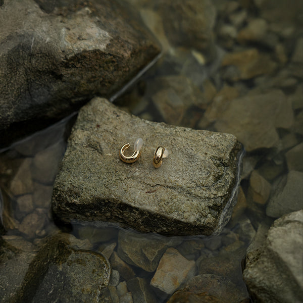 Everyday hoop clip on earrings