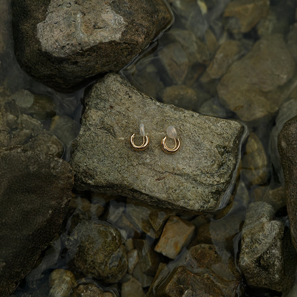 Everyday hoop clip on earrings