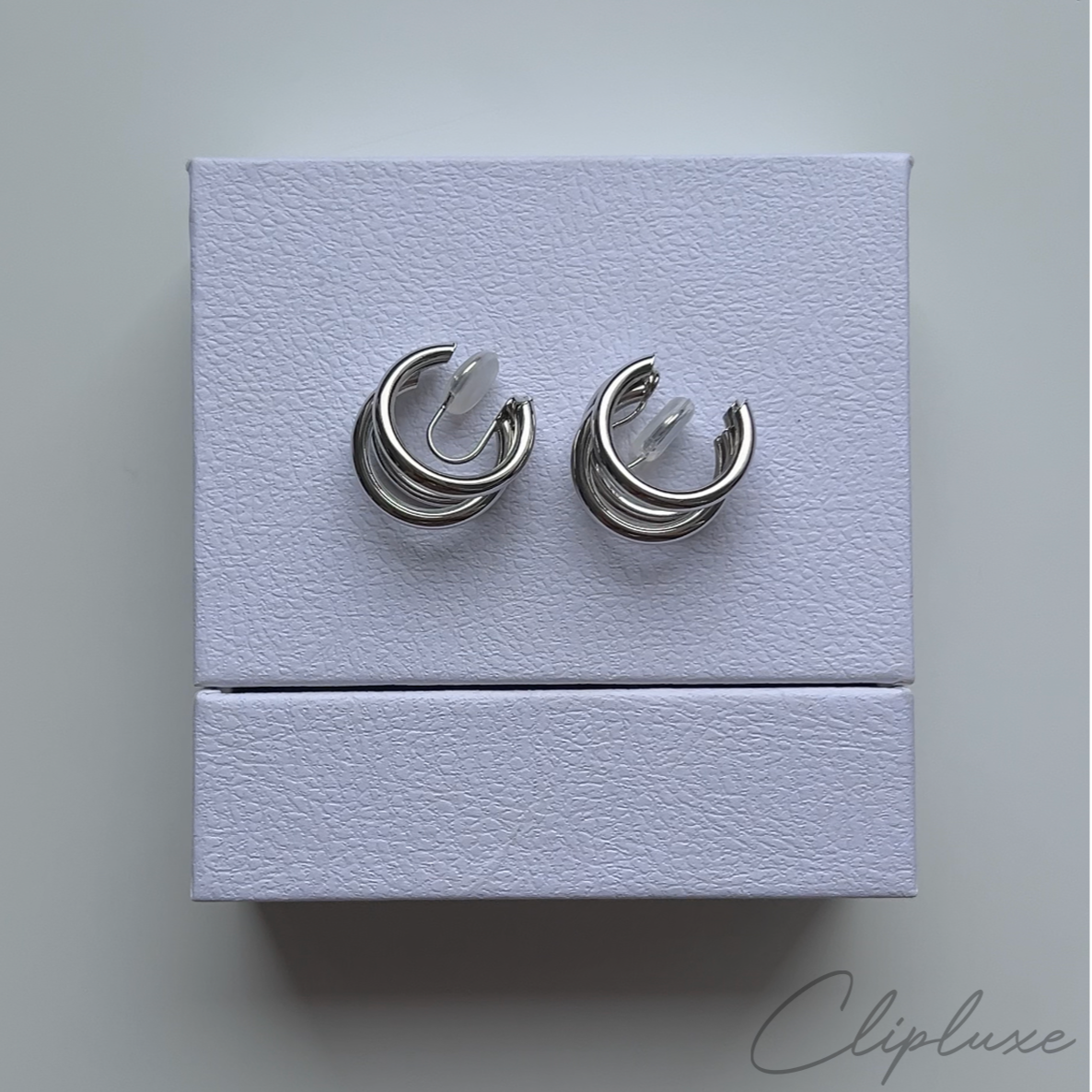 Tripple hoop Clip-on earring